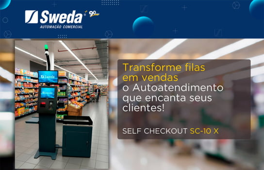 Self Checkout SC-10 X *Solicite Cotação Via WhatsApp (21)96409-8016 ou e-mail systemmicro@systemmicro.com.br